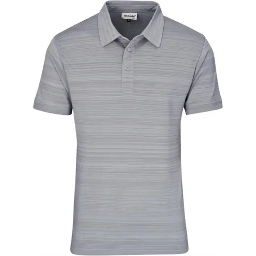 Mens Aberdeen Golf Shirt Light Grey